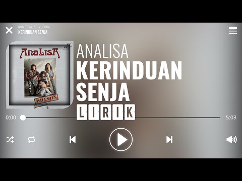 Analisa - Kerinduan Senja [Lirik]