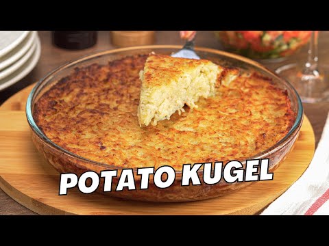 Crispy and Golden POTATO KUGEL. Easy and Delicious RECIPE FOR PASSOVER POTATO KUGEL.