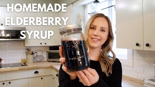 How To Make Homemade Elderberry Syrup | EASY Natural Remedy For Your Natural Medicine Cabinet