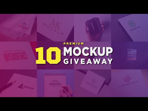 10 Premium Logo Mockups Giveaway!