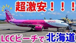 超安！LCCピーチで北海道へ！