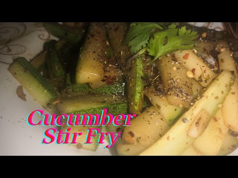 Cucumber Stir Fry | Simple and tasty வெள்ளரிகாய் பாெரியல் | How to make cucumber stir fry in Tamil