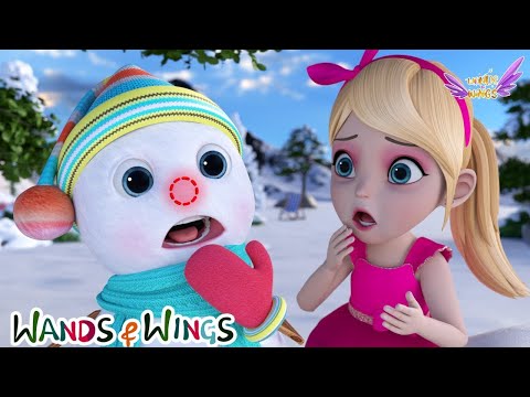 Snowman Lost His Nose 🥕 | Where Is My Nose? | Princess Songs for Kids - Princess Tales