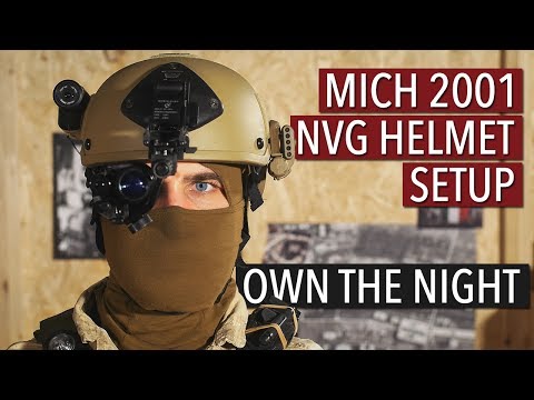 MICH 2001 Airsoft/MilSim NVG Helmet Setup