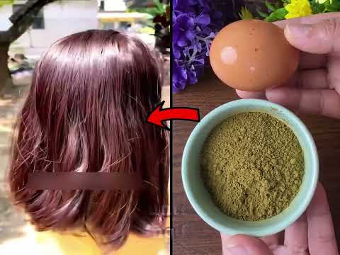 Henna Hair Mask to Stop Hairfall & Get Long, Silky, Shiny, Healthy Hair   Dye Your White or Grey Hai