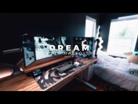 DREAM ROOM MAKEOVER (Govee Glide Hexa, New Desk Setup, and More!) - Part 6