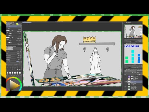 Thumbnail Process for an Animator King Video | Chill Art With Liam