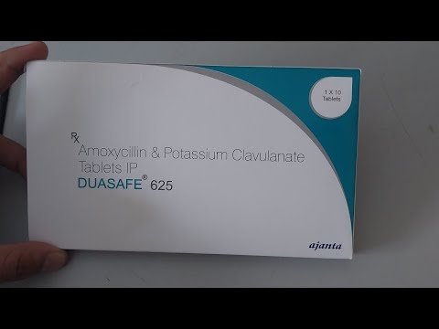 Duasafe 625 tablets for bacterial infection// use in hindi// antibiotics medicine