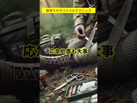 戦場でのサバイバルテクニック #雑学 #サバイバル #戦場の知識