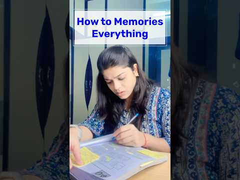 How to Memories Everything 🎯study hacks 🤯 #studymethods #studyhacks #study #ca #cs #cma #upsc