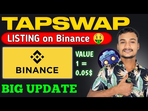 Tapswap Listing On Binance 🤑 | Tapswap Listing Date confirm | Tapswap New Update