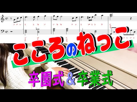 ピアノ「こころのねっこ」卒業卒園式にぜひ！