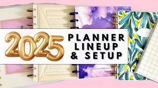 2025 PLANNER LINEUP & SETUP