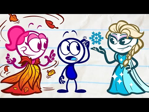 🔴 Pencilmation Live! Adventures of Pencilmate and Friends - Animated Cartoons