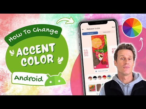 How to change your Android system accent color