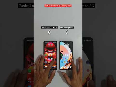 Redmi note 12 pro vs realme 10 pro Speed Test #realme #redmi #viral #youtubeshorts #shortvideo