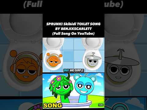 SPRUNKI SKIBIDI TOILET SONG 🎶 (Incredibox Sprunki Animated Song)