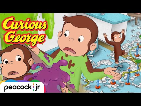 What a Mess! George's Silliest Spills 🤪 | CURIOUS GEORGE