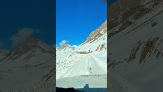 World Dangerous Road #spitivalley #kaza #hikkim #roadtrip #2023 #winterspiti #gipsy #gipsykings