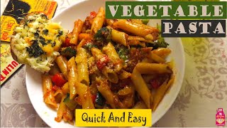 Tastiest Vegetable Pasta in Red Sauce - A Treat for Vegetarians - Healthy and Yummy Penne  Pasta