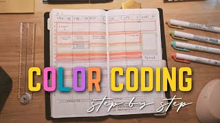 How I use color coding for time management and productivity