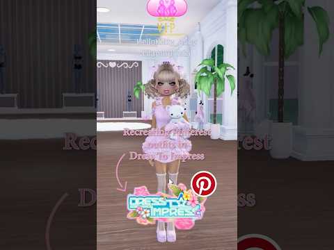 RECREATING PINTEREST OUTFITS IN DRESS TO IMPRESS#roblox #dresstoimpress #edit #viral #dti #pinterest