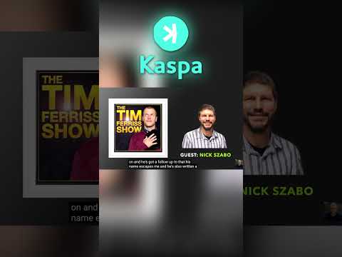 Nick Szabo Talks Kaspa GHOST Papers