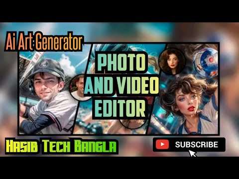 Ai Art Generator Photo And Video Editor | Hasib Tech Bangla | How To Ai Art Generator 2024