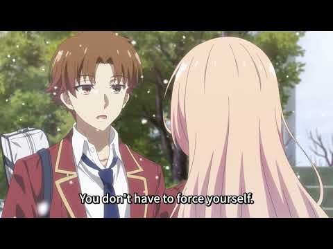 Ichinose gives chocolate to Ayanokoji | Classroom of the Elite Season 3 Episode 5