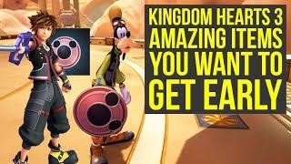 Kingdom Hearts 3 Tips And Tricks - AMAZING ITEMS You Want To Get Early (Kingdom Hearts III Tips)