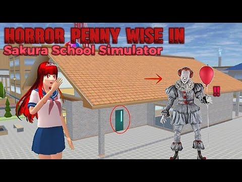 There's a Penny Wise room هناك غرفة بيني وايز في Sakura School Simulator