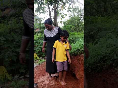 Mud Bricks making🥰മണ്ണുകൊണ്ട് കട്ട ഉണ്ടാക്കുമ്പോൾ🔥#youtubeshorts #brick #villagelife #vlog #shorts