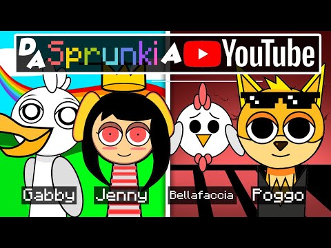 HO CREATO TUTTI GLI YOUTUBERS su SPRUNKI 2