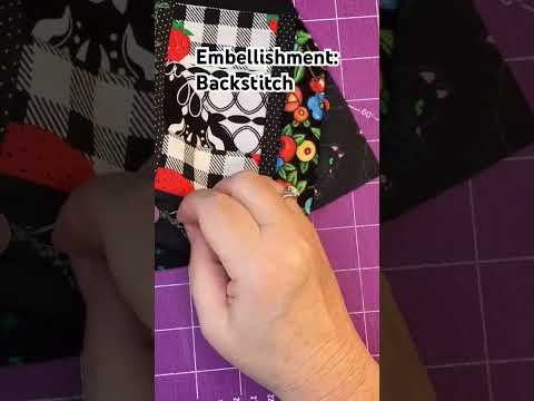 Embellishment: Backstitch