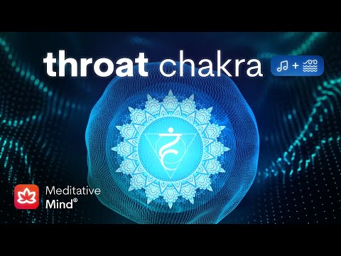 THROAT CHAKRA Healing Vibrations + Ocean Sounds | Unblock Your Real Self. Remove Shyness