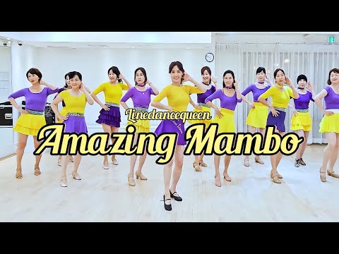 Amazing Mambo Line Dance l Beginner l 어메이징 맘보 라인댄스 l Linedancequeen l Junghye Yoon