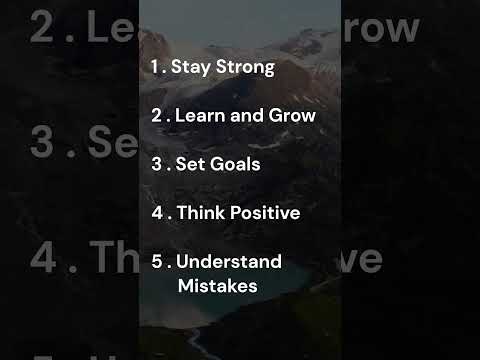 10 Simple Tips for a Strong Comeback #motivation #learningmotivation #motivationalquotes #growth