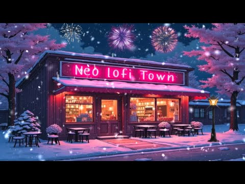 Cozy New Year Coffee Shop ☕🎆❄️ – Lofi Hip Hop Radio | Lofi Chill Mix to Relax, Study, Work