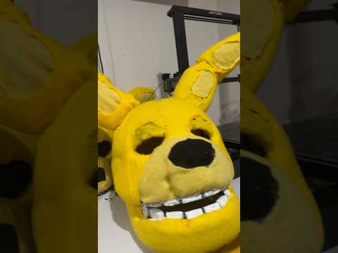 Spring Bonnie 2.0 Head is fully completed!  #shorts #fivenightsatfreddys #cosplay