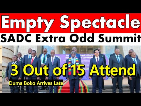 WATCH LIVE; SADC Extra Odd Flop, Zambia Boycotts, 3 Presidents, Mozambique Update