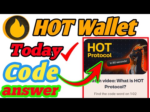 Hot wallet New code answer today| What is Hot protocol?|Hot wallet New code answer|HOT New tasks cod