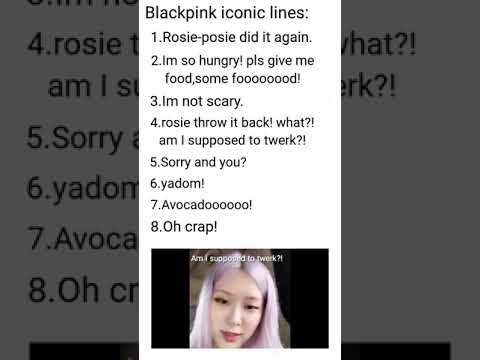 Blackpink iconic lines 😅❤️ #blackpink_iconicmoments