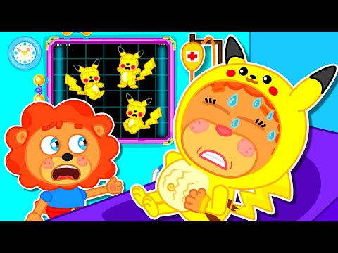 LionET | Pikachu Mommy, Try Hard! - Takes Care of Pregnant Mommy  | Cartoon for Kids