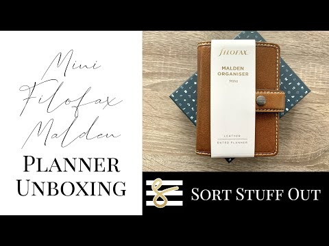 Unboxing a FAULTY Malden! Ochre Mini Filofax - Brand New with Ring Problem. UKPA - Minimal Planners