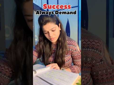 Success Always Demand….📚🤯 #studymotivation #study #ca #cs #cma #upsc #motivation #dreams