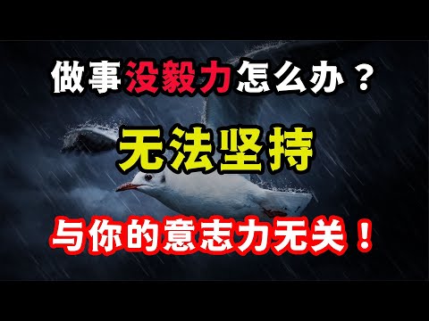 做事總是沒毅力堅持不住怎么辦？換個角度思考讓你輕松堅持到底