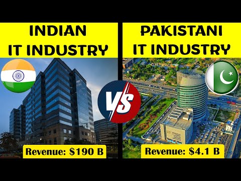 Indian IT Industry VS Pakistan IT Industry Comparison in Hindi #shorts #short