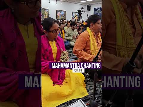 Mahamantra Chanting l Radha Krishna temple of Dallas #shorts