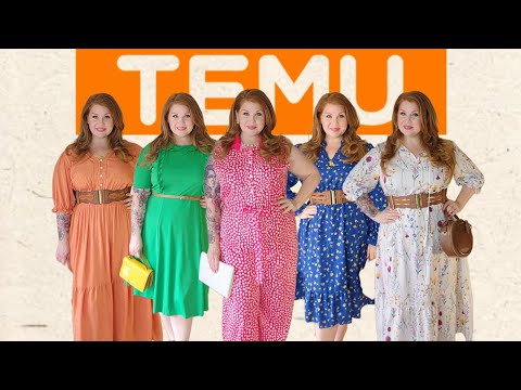 Temu Spring Plus Size Haul  | March 2024 #temu #temuplus