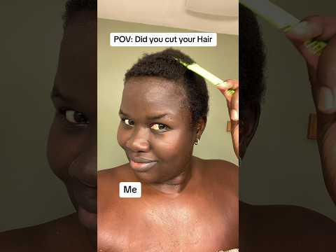 Shrinkage be playing? How your hair look post wearing a head scarf? #shorts #shortvideo #haircare